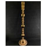 Vintage Moroccan Brass Floor Candleholder