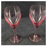Retired Mikasa Elegant Rose Crystal Water Goblet