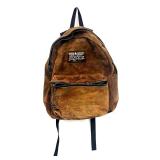 Vintage Brown Suede Leather Adventure Jansport Bac
