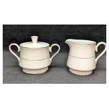 Retired International Juliet Creamer And Sugar Bow