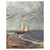Textured Canvas Print Vincent Van Gogh Fishing Boa