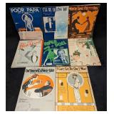 8 Vintage Classic Jazz Sheet Music