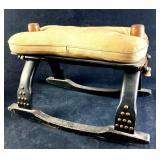 Egyptian Camel Saddle Rocking Chair