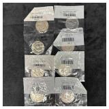 Franklin Half Dollars Coin Collection of 8 Eight C