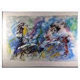 Large Framed Abstract Fine Art Print