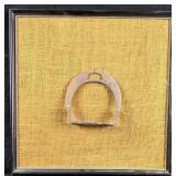 Framed Saddle Stirrup Mounted on Frame