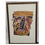 Framed Karen Blessen Absolut Texas S&N Print