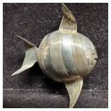 Taxco Mexico Sterling Silver Fish Brooch Pin D77