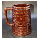 Vintage Hull Marcrest Daisy Dot Pottery Stein