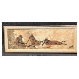 Framed S&N Robin Anderson Batik On Silkscreen R34