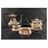 Vintage Silver-Plated Tea Set Sheffield Tea Set