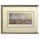 Framed John Barber S&N Deal Island Morning