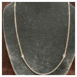 ISP 925 Sterling Cubic Zirconia Embellishment Neck