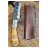 MHS Cutlery Steel Knife & Leather Sheath RTCF
