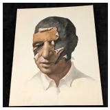 Original Mixed Media On Board Wieslaw Walkuski Fac