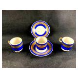 Set of Japanese China Teacups and Plates