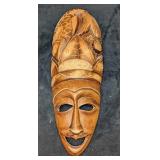Haitian Lady Wooden Wall Art Mask