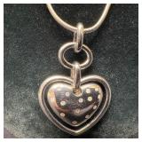 925 Sterling Silver Real Round-Cut White Diamond M