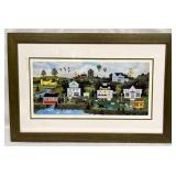 Wooster Scott Signed/Numbered  & Framed "Down Memo