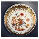 Vintage Limoges French Porcelain Floral Round Box