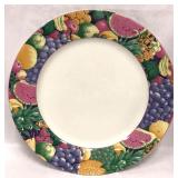 Vineyard Riviera Van Beers Plate With Fruit Design