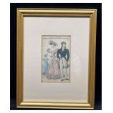 Framed Print Costumes Parisions 1826 (40)