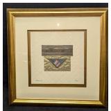 Joy Broe Textured Art Mixed Media Fortune II R69