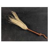 Leather Handle Horse Hair Whip Fly Swatter