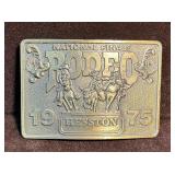 1975 Hesston Rodeo Belt Buckle National Finals (F1