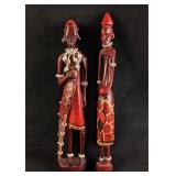 Wood Craved Tribal Figurines