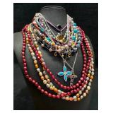 Lot of Sterling Silver Clasped Necklaces