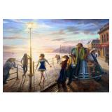 S&N Ivan Clarke "The Blue Dress" Medium Giclée