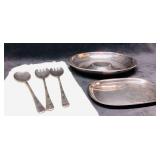 Sheridan Silver Plated Serving Dish & Sheffield Se