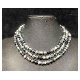 Signed Vintage West Germany 3 Layer Silver Tone Be