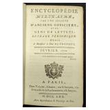 Antique French Hardcover Encyclopedie Militaire Fe