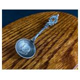 Dutch Queen Wilhelmina Silver Spoon Pin