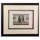 Framed "The Buck Stops Here" Novelty Photo