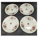 4 Royal Kent  RKT6 Floral Pattern Dinner Plates C
