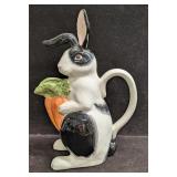 Retired Fitz & Floyd Kensington Rabbit Pitcher