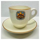 Vintage Railway Hotel Vancouver Demitasse & Saucer