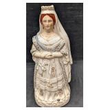 Antique Queen Victoria Staffordshire Pottery Figur