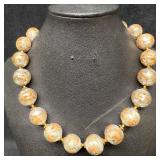 Venetian Murano Art Glass Lamp Work Silver Colored