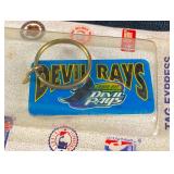 Lot of 6 Vintage Tampa Bay Devil Ray Keychains