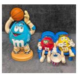 2 M&M Candy Dispenser Movie Seats And Basketball