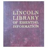 Vintage Lincoln Library Of Essential Information