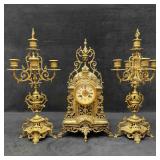 Tiffany and Company Brass Roman Numerals French Ba