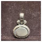 Mexico Sterling Silver 925 Ornate Framed Bezel Pen