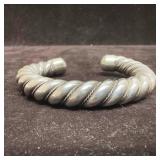 Filigree Silver Sterling Twisted Rope Cuff Bracele