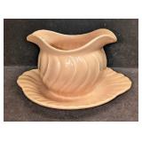 Vintage Pink Coral Franciscan Gravy Serving Bowl