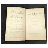 Antique Ma Vie Miliataire j. Chevillet Hardcover F